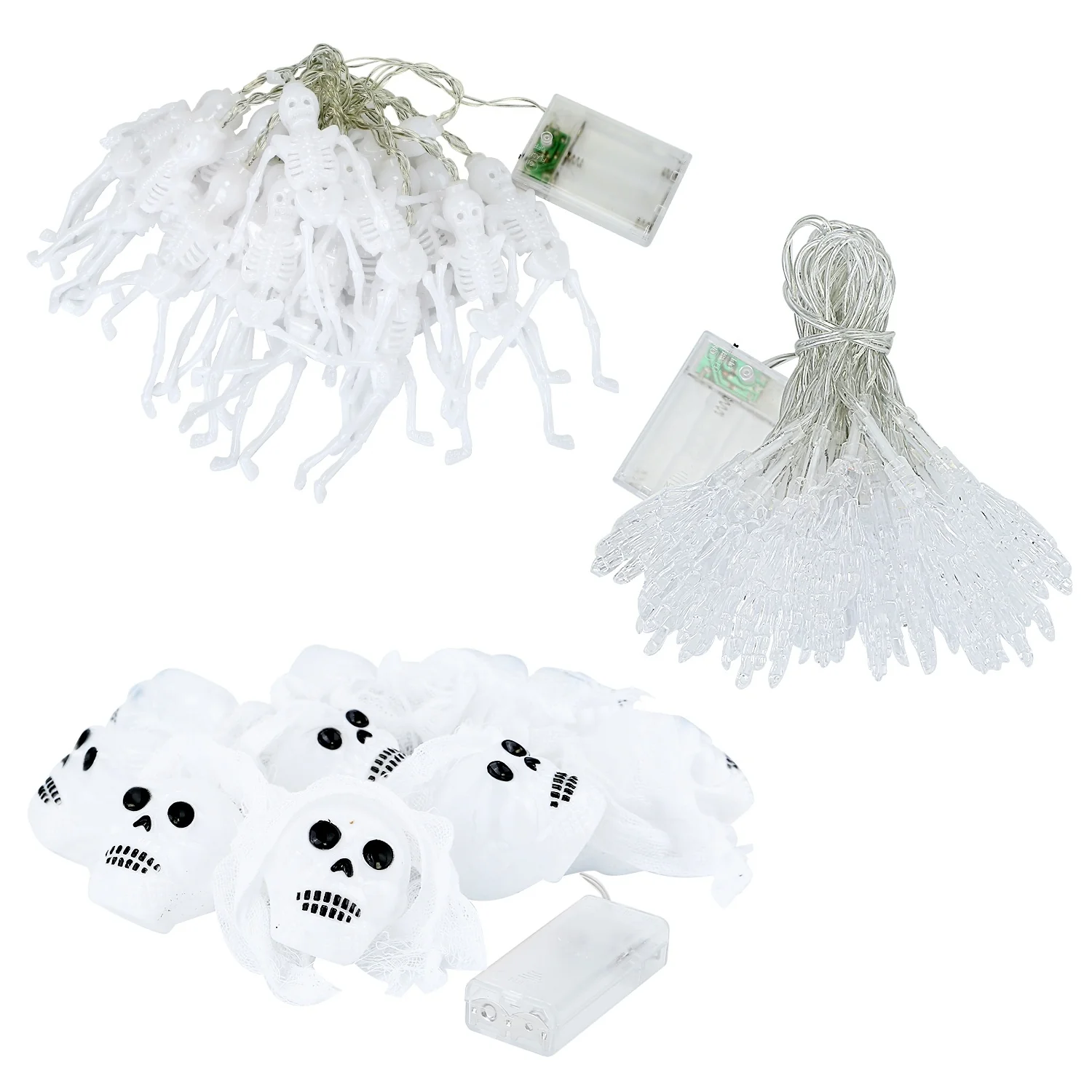 3-Pack Colorful Halloween String Lights 24ft - Image 10