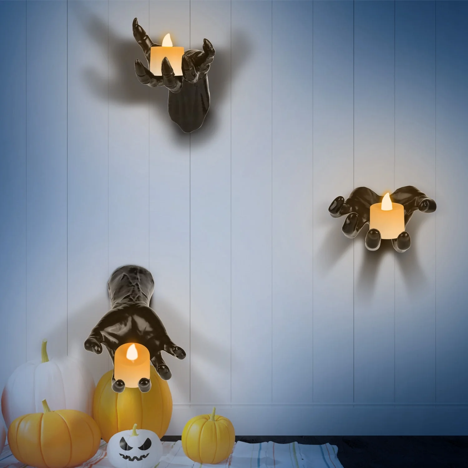 3-Piece Creepy Hands Halloween Wall Decor - Image 7