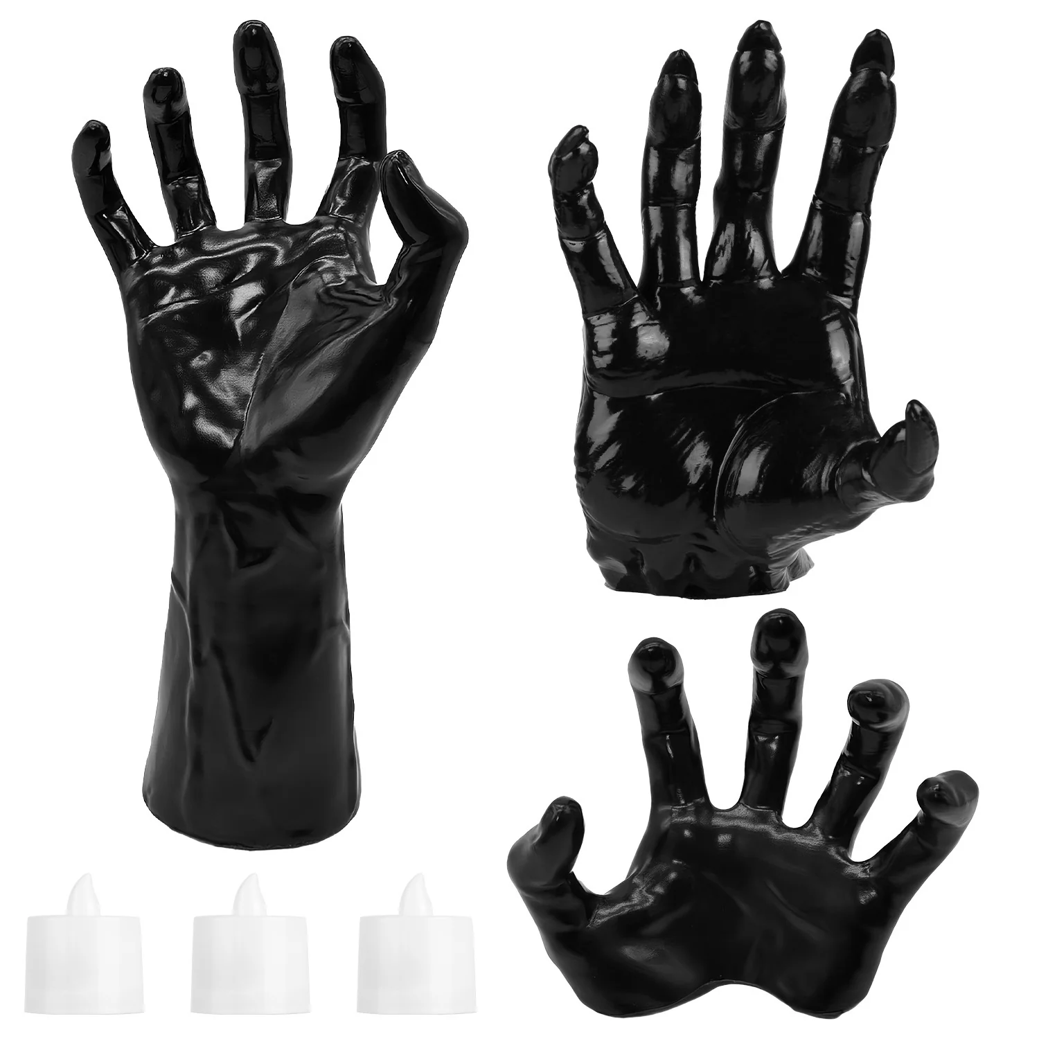 3-Piece Creepy Hands Halloween Wall Decor - Image 9