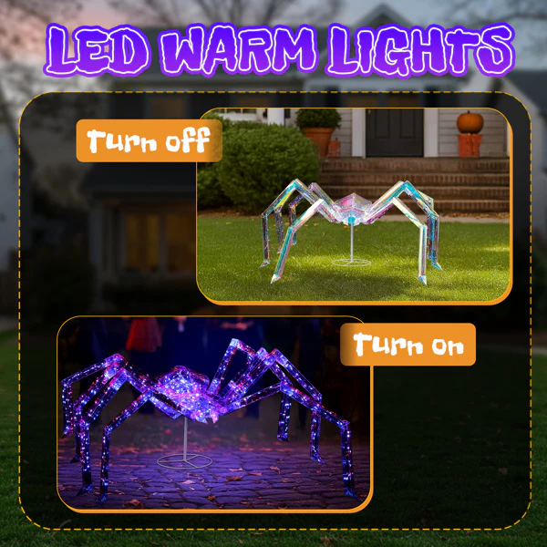 3ft Prism Spider Illusion Halloween Decor - Image 5