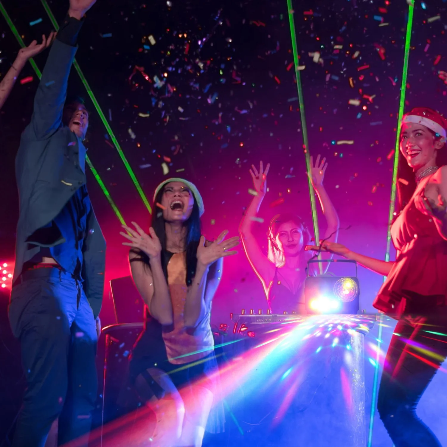 600W Fog Machine with Disco RGB Lights - Image 9