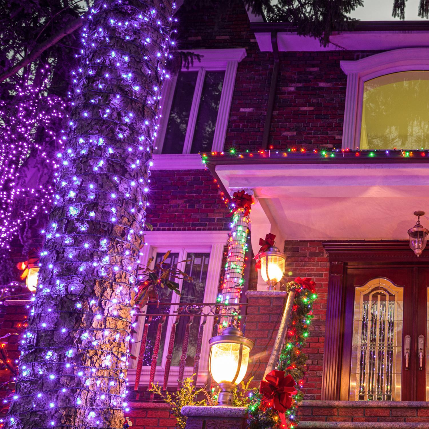 66ft Purple Halloween Fairy String Lights - Image 5