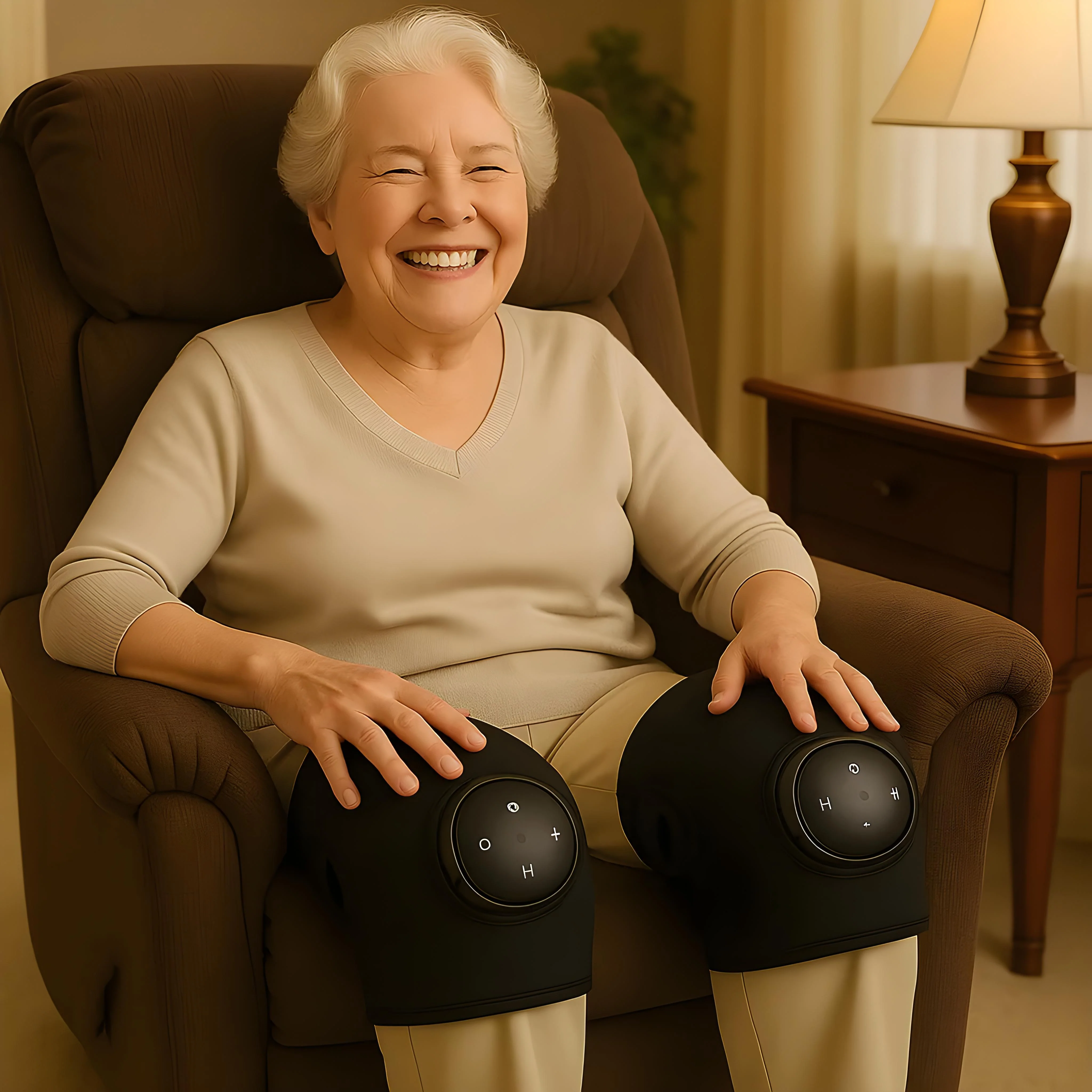 Zirozi FlexRay Vibration Heated Knee Massager - Image 3