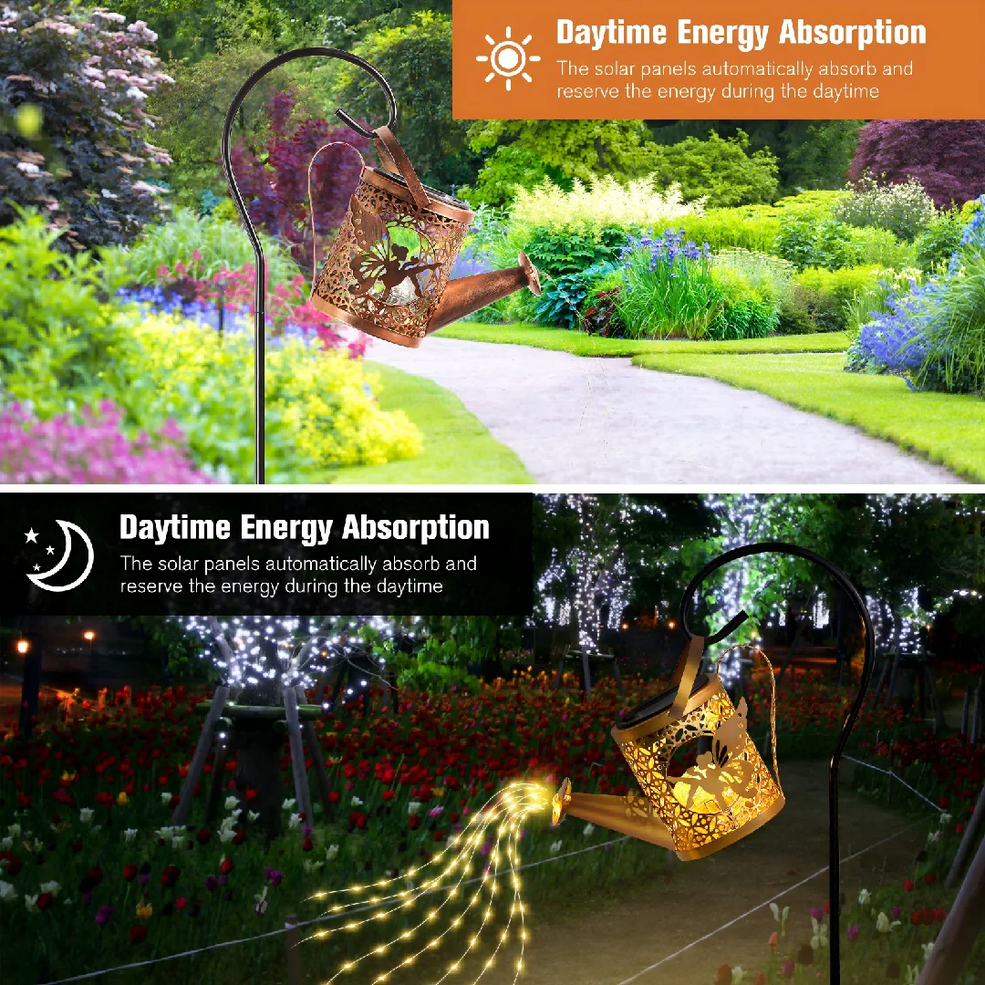 Solar Water Tank Lights, Halloween Vintage Hollow Pattern - Image 3