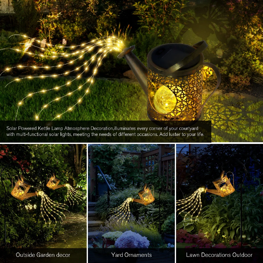 Solar Water Tank Lights, Halloween Vintage Hollow Pattern - Image 4