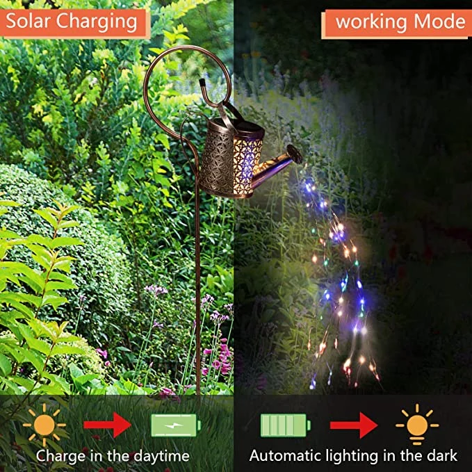 Solar Watering Can Lights, Halloween IP65 Vintage - Image 4