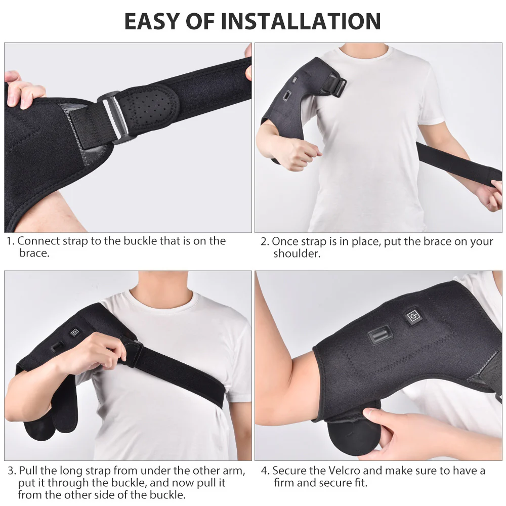 Zirozi WarmRay Adjustable Heat Therapy Shoulder Pad - Image 3